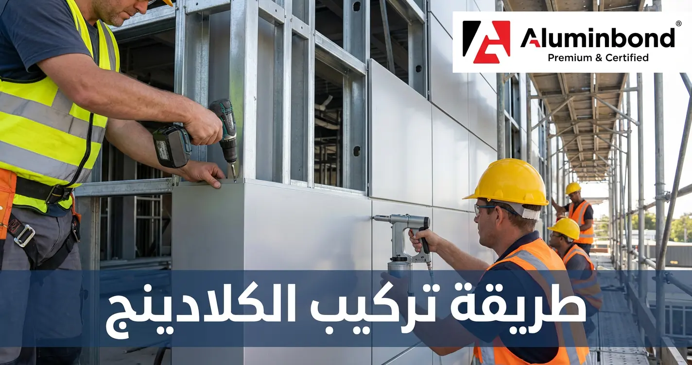 طريقة تركيب الكلادينج